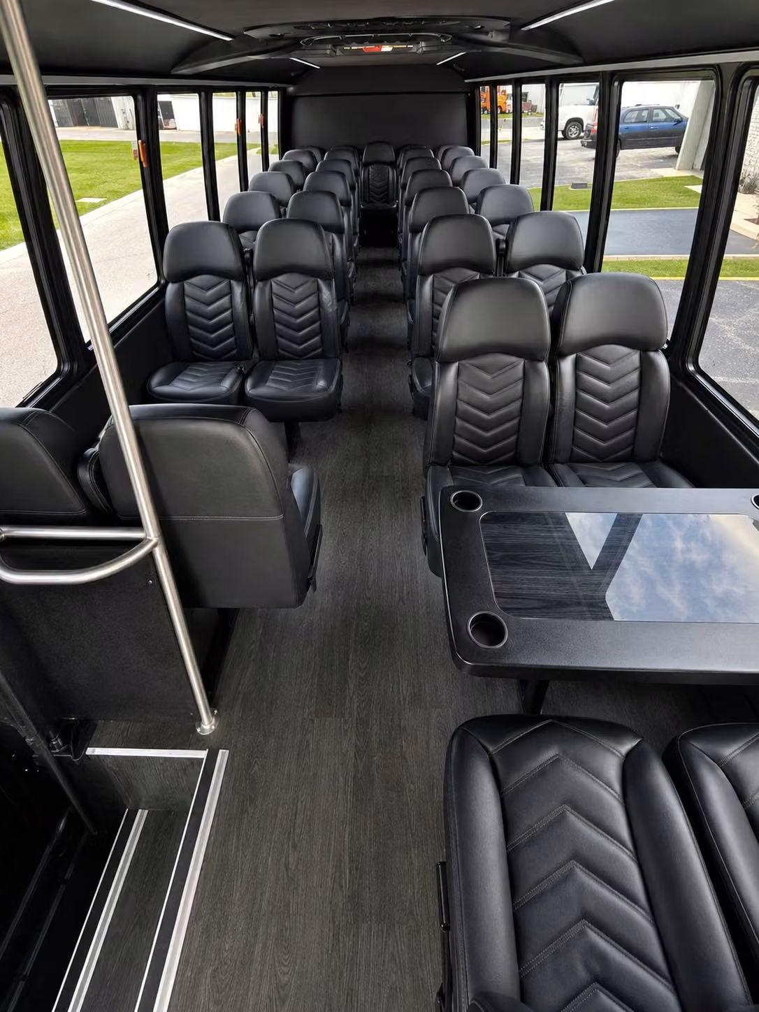 18 passenger minibus inside