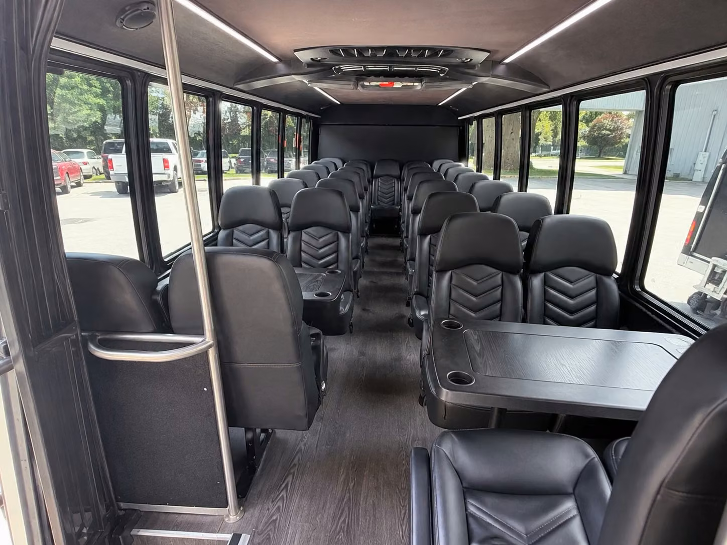 18 passenger minibus interior