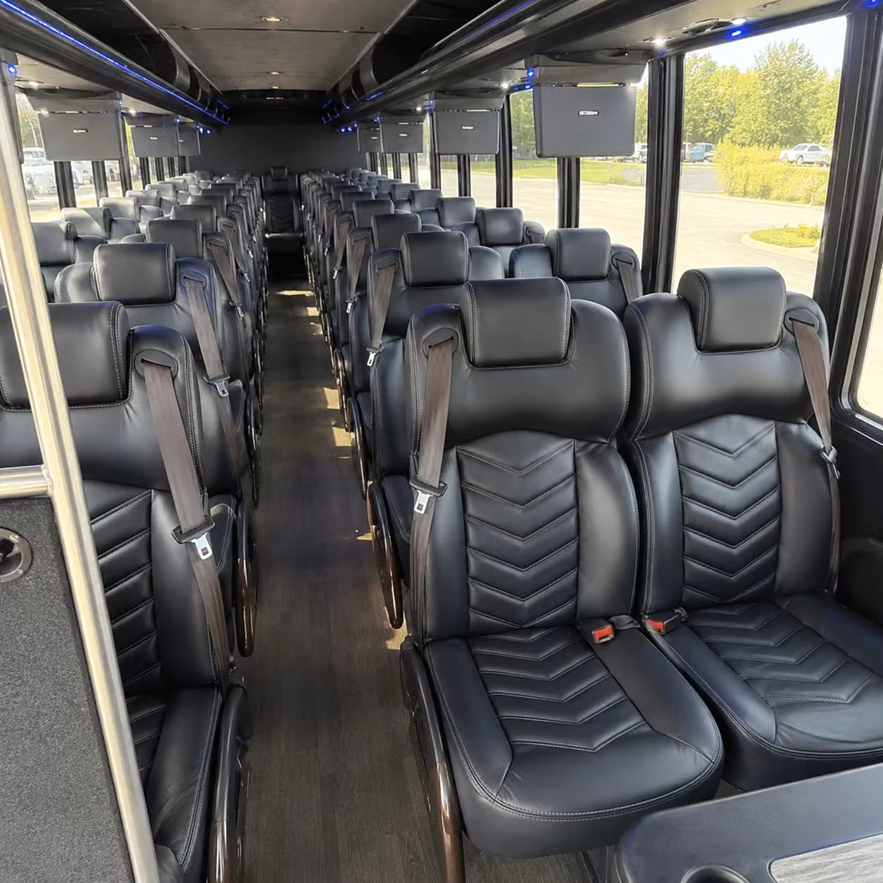 28 passenger minibus inside