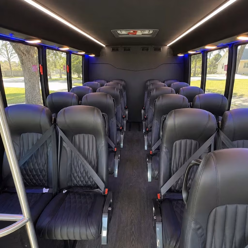 30 passenger minibus inside