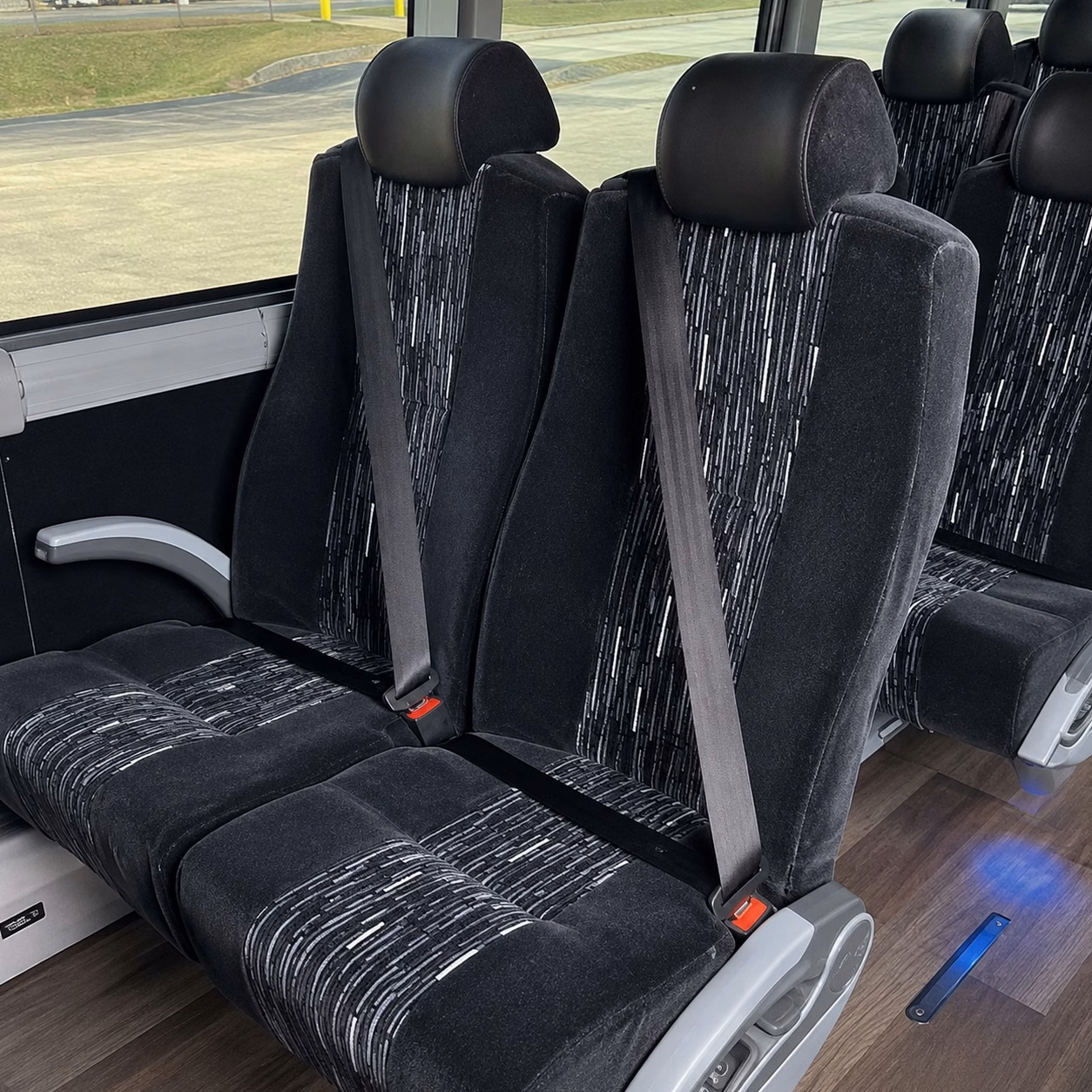 allentown charter bus interior