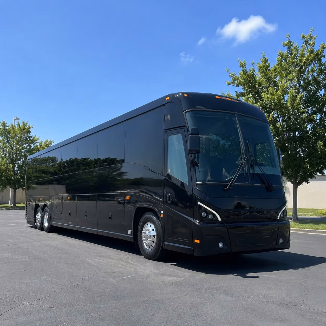 allentown charter bus rental exterior