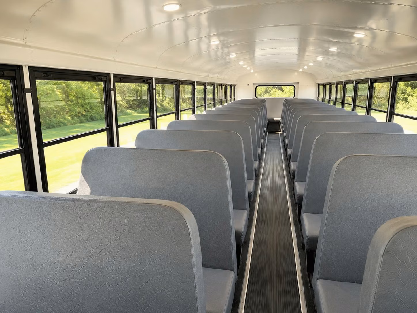 school bus interior