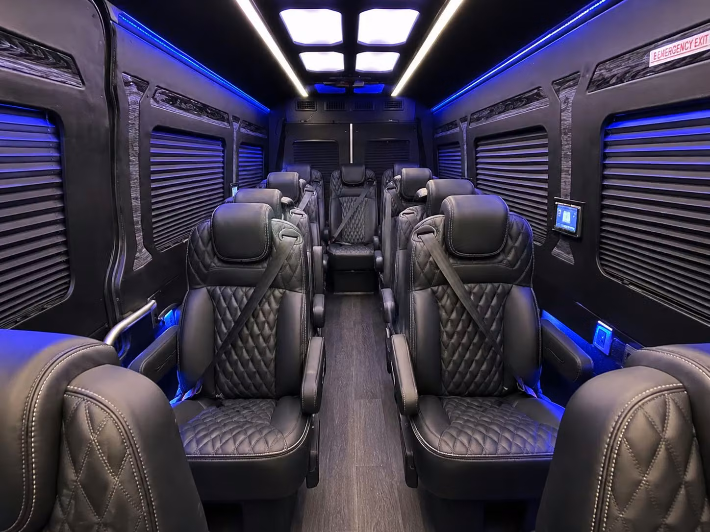sprinter van with driver inside