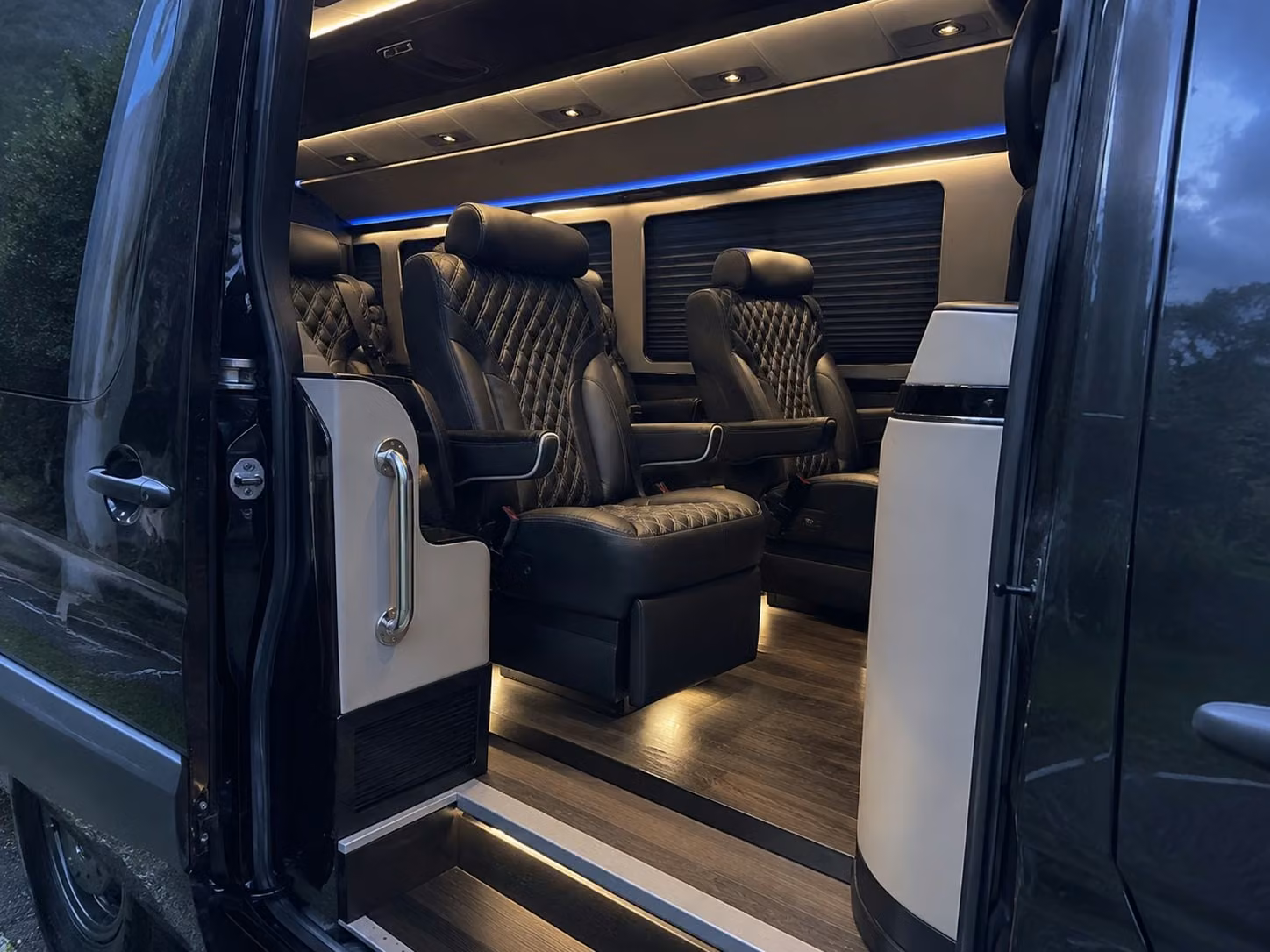 sprinter van with driver interior